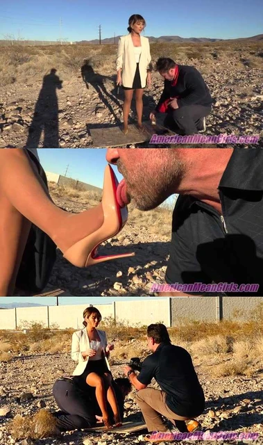 【欧美女王】性感女记者户外调教同事