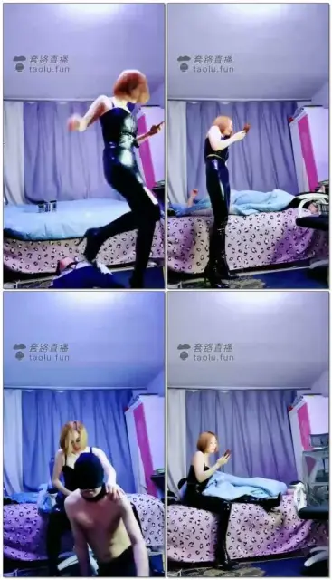 【予S】全皮装上阵,踢裆耳光踩踏夹脖子窒息