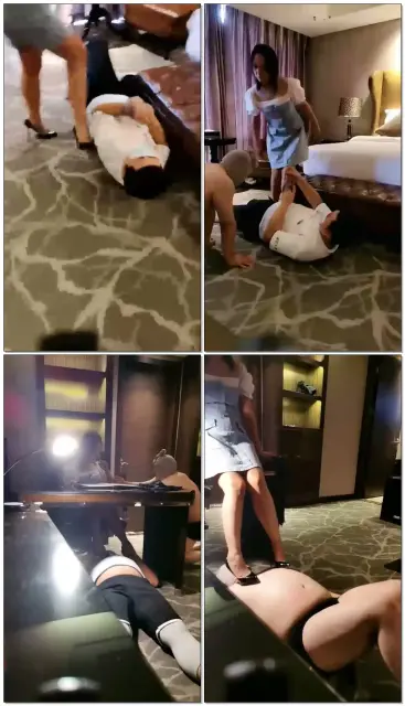 【燃一S】调教双奴，踩手，虐乳头，窒息，点胸毛，全体重踩踏